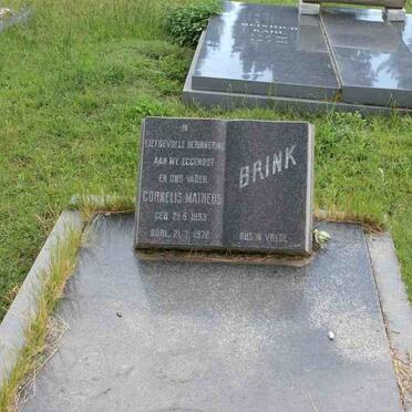 BRINK Cornelis Matheos 1893-1972