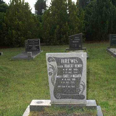 BREWIS Robert Henry 1903-1986 &amp; Isabella Magarita 1905-2001