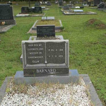BARNARD Ella 1916-1974