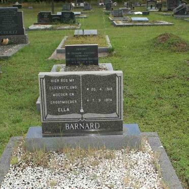 BARNARD Ella 1916-1974