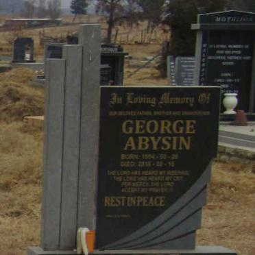 CARPEDE George Abysin 1954-2018