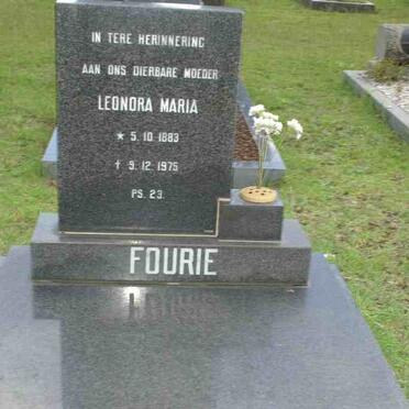 FOURIE Leonora Maria 1883-1975