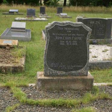 FOURIE John Louis 1919-1958