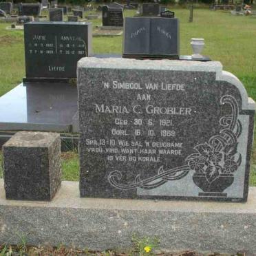 GROBLER Maria C. 1921-1969