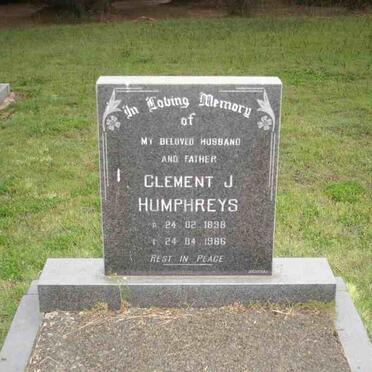 HUMPHREYS Clement J. 1898-1986