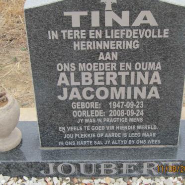 JOUBERT Albertina Jacomina 1947-2008