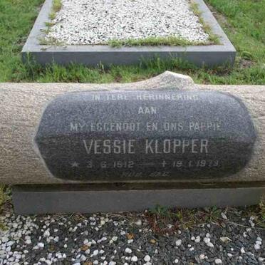 KLOPPER Vessie 1912-1973