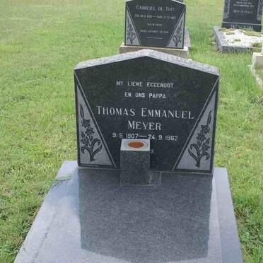 MEYER Thomas Emmanuel 1907-1962