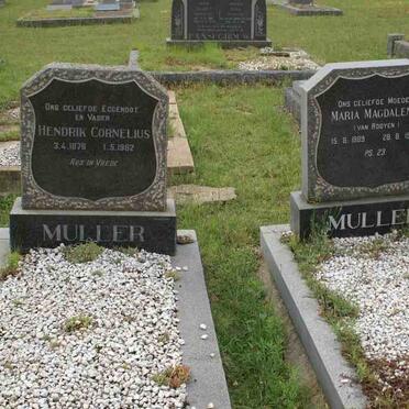 MULLER Hendrik Cornelius 1876-1962 &amp; Maria Magdalena VAN ROOYEN 1889-1980