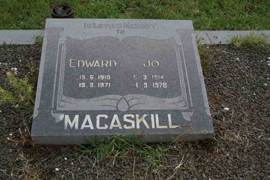 MACASKILL Edward 1910-1971 &amp; Jo 1914-1978