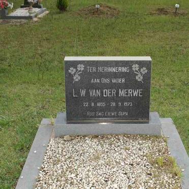MERWE L.W., van der 1895-1973