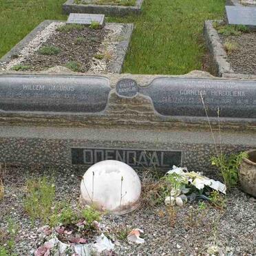 ODENDAAL Willem Jacobus 1919-1959 &amp; Cornelia Hercoliena FRY 1917-2002