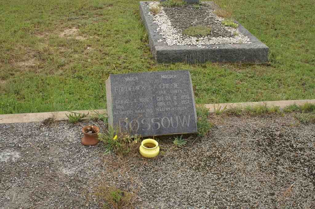 ROSSOUW Frederick 1886- &amp; Crissie LOOTS 1890-1957