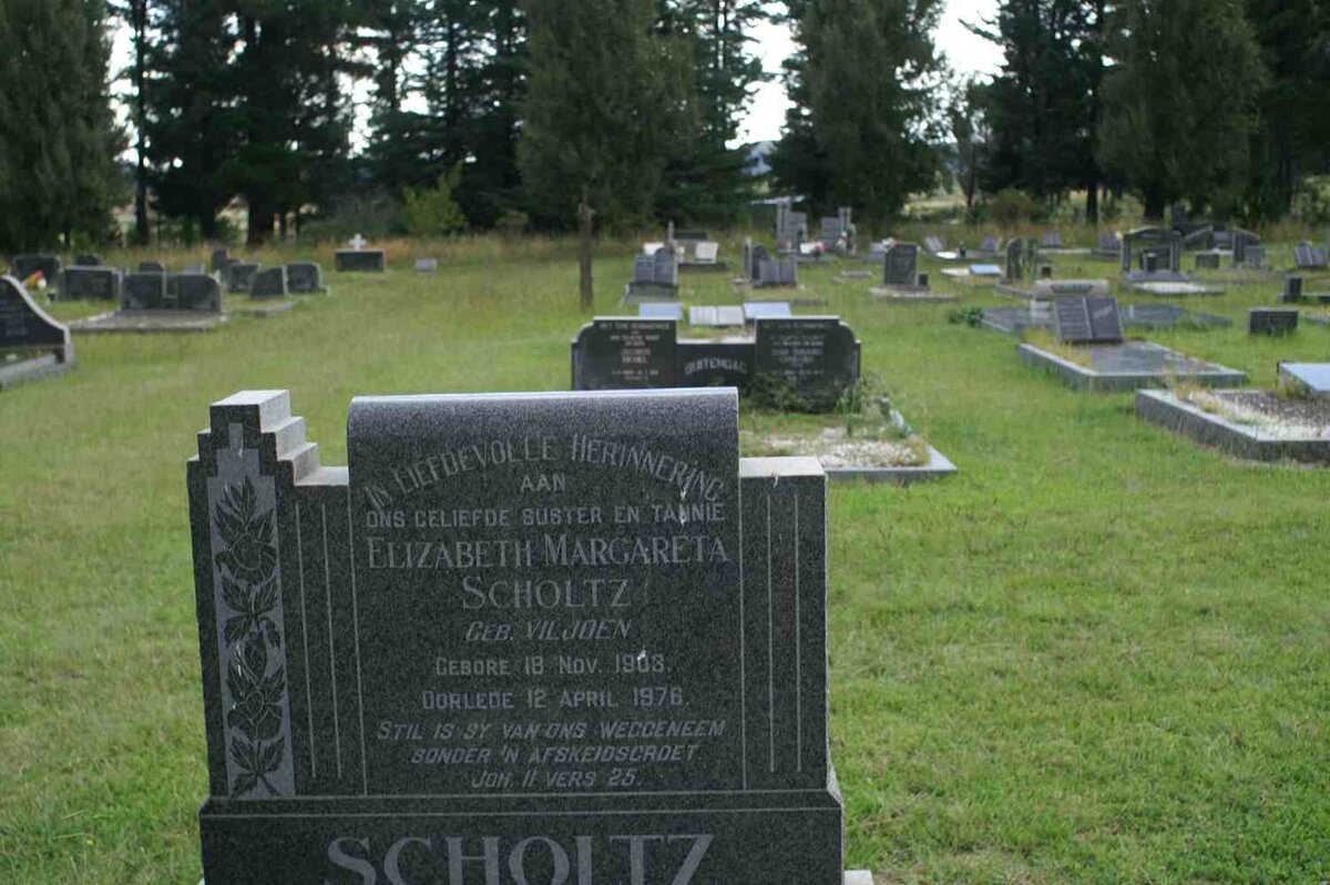 SCHOLTZ Elizabeth Margareta nee VILJOEN 1903-1976