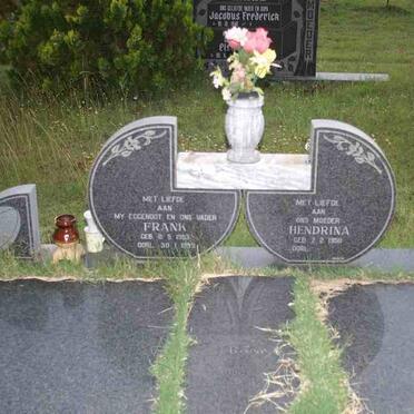 ? Frank 1953-1999 &amp; Hendrina 1958-