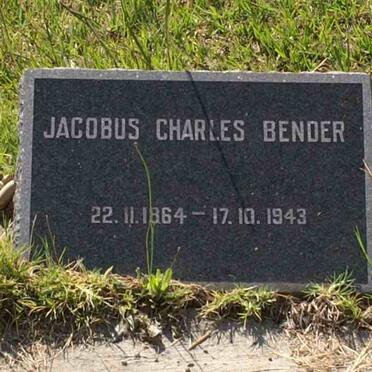 BENDER Jacobus Charles 1864-1943
