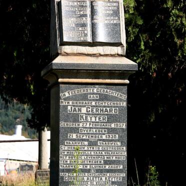 KEYTER Jan Gerhard 1857-1930 & Cornelia Aletta DE VILLIERS 1866-1948