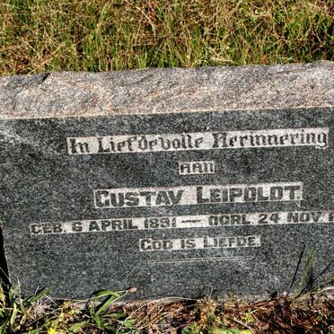 LEIPOLDT Gustav 1891-1918