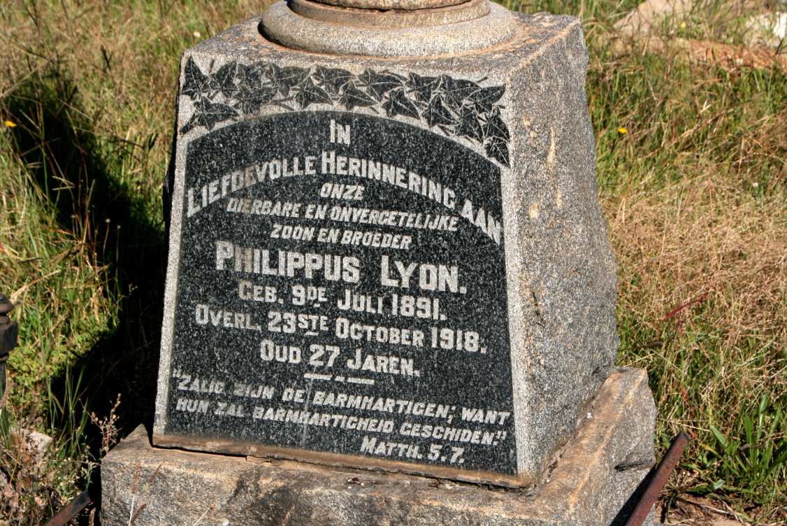 LYON Philippus 1891-1918