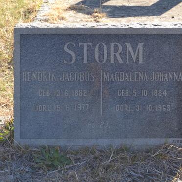 STORM Hendrik Jacobus 1882-1977 &amp; Magdalena Johanna 1884-1963