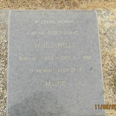 WELLS W.B.S. 1883-1948
