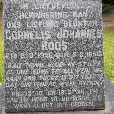 ROOS Cornelis Johannes 1946-1950