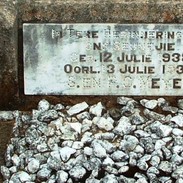 MEYER Seuntjie 1938-1938