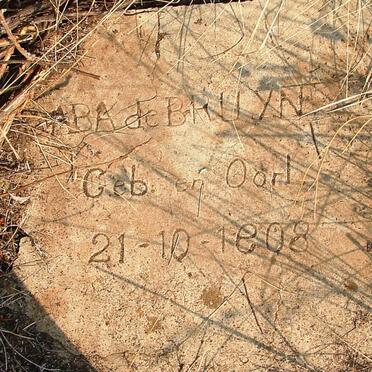 BRUYN Baba, de 1908-1908