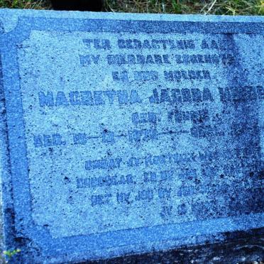 MASSYN Magretha Jacoba nee FOURIE 183?-191?