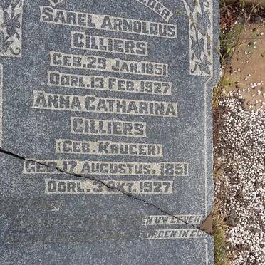 Free State, FRANKFORT district, Villiers, Putfontein 487, farm cemetery