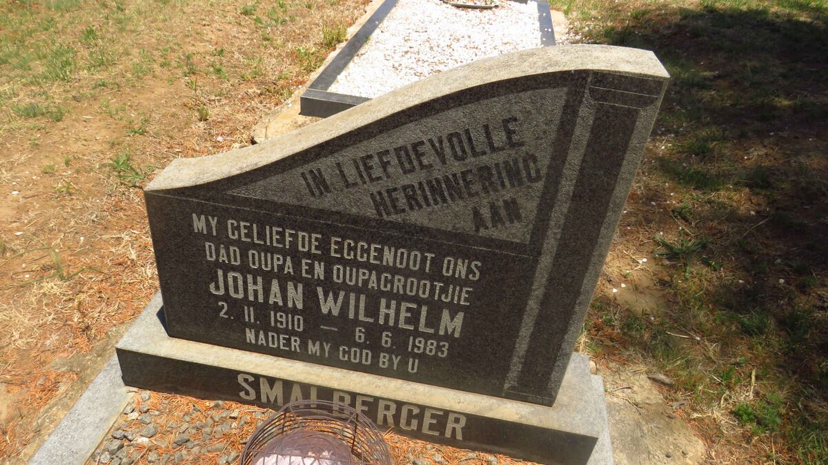 SMALBERGER Johan Wilhelm 1910-1983