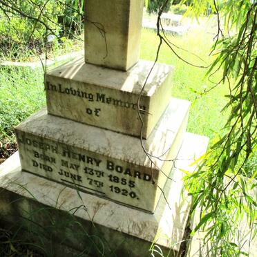 BOARD Joseph Henry 1855-1920