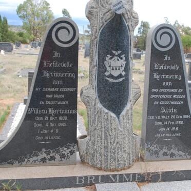 BRUMMER Willem Hermanus 1886-1949 &amp; Alida v.d. WALT 1894-1962