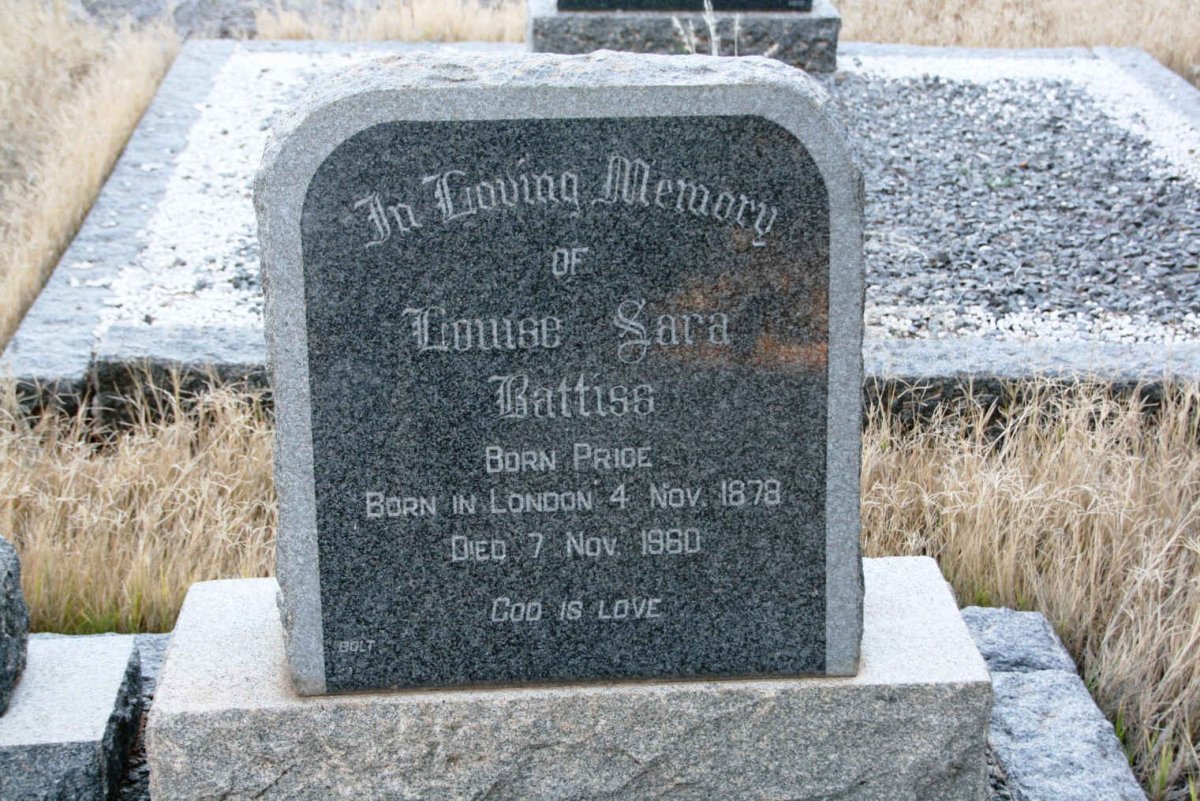BATTISS Louise Sara nee PRICE 1878-1960