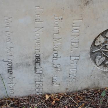 BUKES Lionel 1886-1886