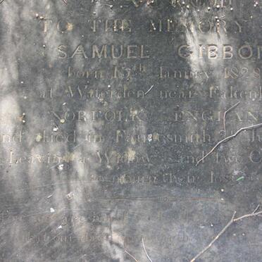 GIBBON Samuel 1828-1860