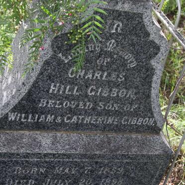 GIBBON Charles Hill 1859-1898 