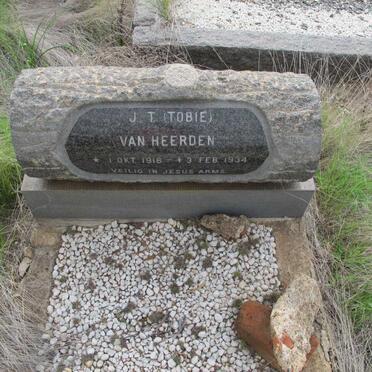 HEERDEN J.T., van 1916-1934