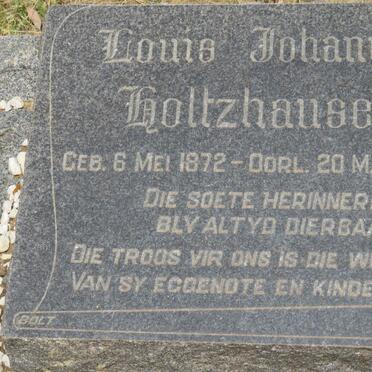 HOLTHAUSEN Louis Johannes 1872-19??