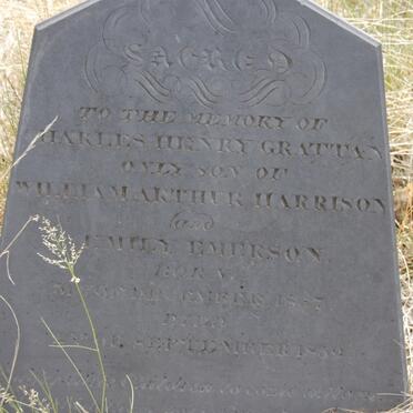 HARRISON Charles Henry Grattan 1857-1859