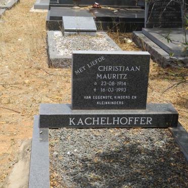 KACHELHOFFER Christiaan Mauritz 1914-1993