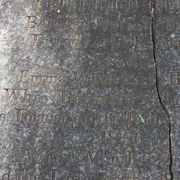 KAUFMANN Peter Donald Every -1856 :: KAUFMANN Friedrich Henry -1858 