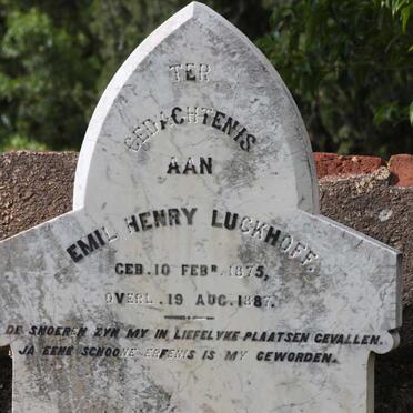 LUCKHOFF Emil Henry 1875-1887