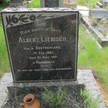 LIEBISCH Albert 1881-1931