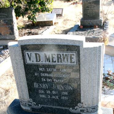 MERWE Henry Johnson, v.d. 1916-1951
