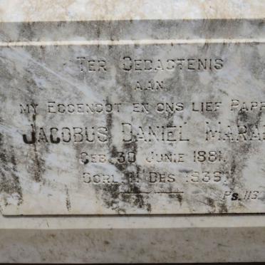 MARAIS Jacobus Daniel 1881-1935