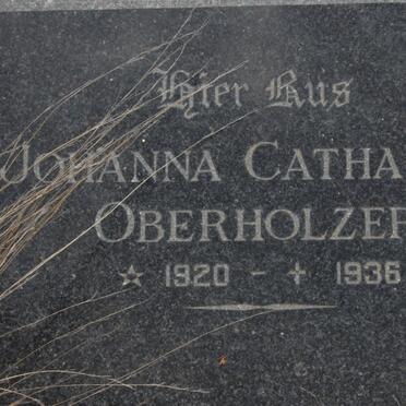 OBERHOLZER Johanna Catharina 1920-1936