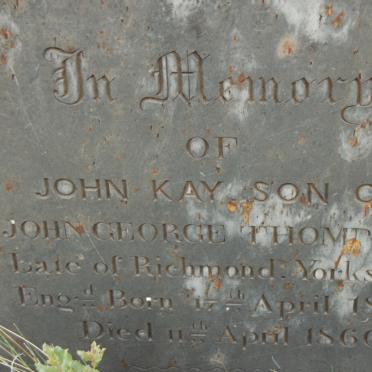 THOMPSON John Kay 1857-1860