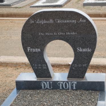 TOIT Frans, du 1924-1995 &amp; Skattie 1937-