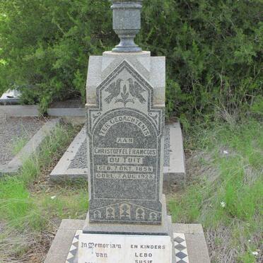 TOIT Christoffel Francois, du 1858-1928